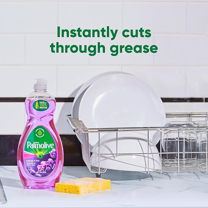 Palmolive Ultra Liquid Dish Soap Detergent, Lavender and Lime - 20 Ounce