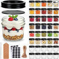 QAPPDA 4oz Glass Jars With Lids And Bands, Small Mason Jars, Mini Canning Jars by QAPPDA
