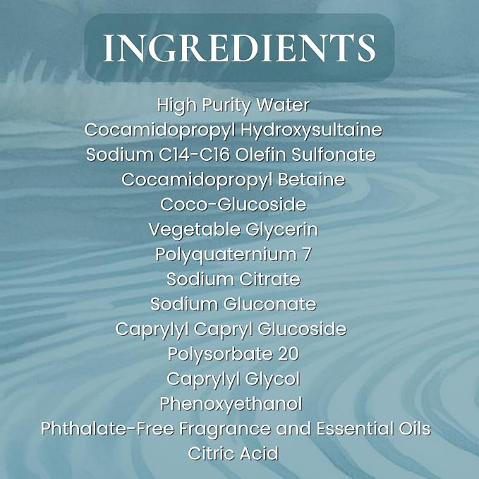 Rustic Strength Natural Dish Soap, Crystal Creek Scent, Plant-Derived Ingredients, SLS Free, 16 fl oz