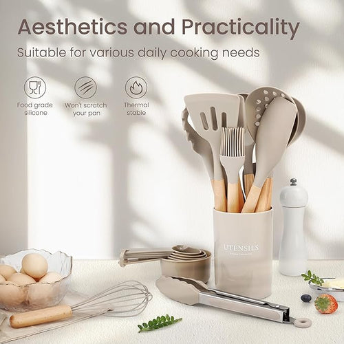 26 Pcs Silicone Cooking Utensils Set - Image 2