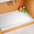 Jin&Bao Waterproof Under Sink Mat 19" x 19", Thick Silicone Mat Cabinet by Jin%26Bao