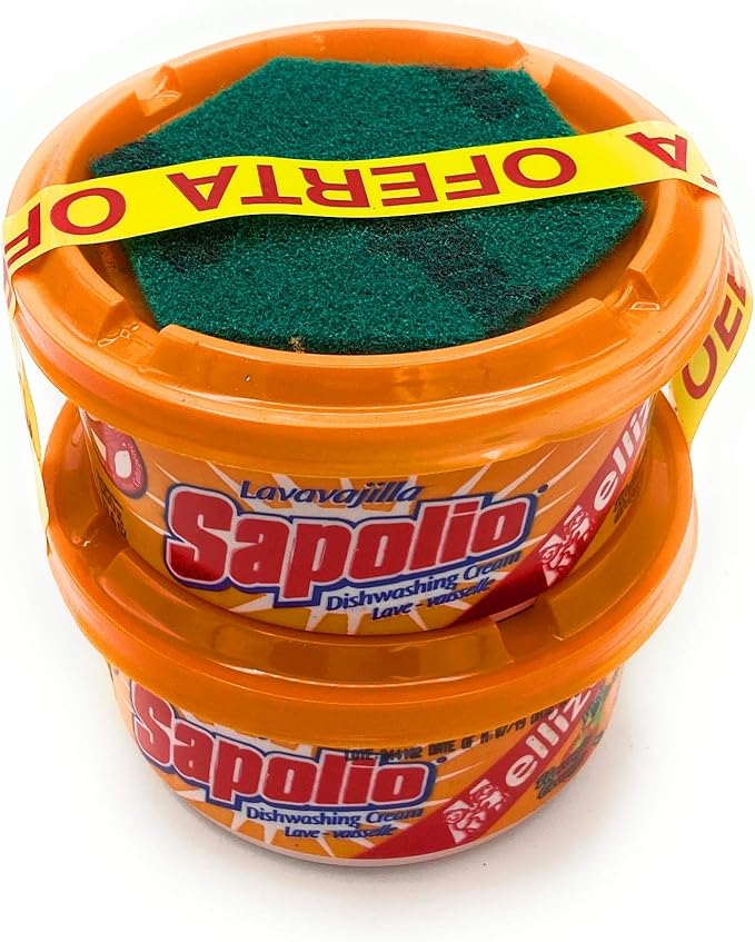 Saolio Dishwashing Cream Soap 2 Pack 360 g Each Orange