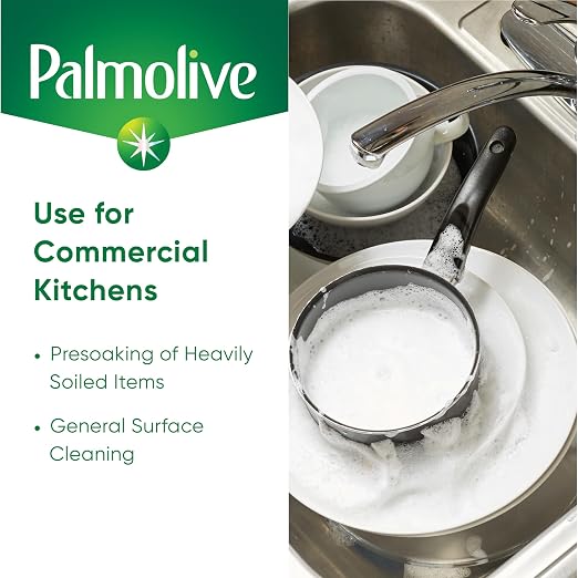 Palmolive Professional Liquid Dish Soap, Oxy Power Degreaser, 145 fl oz | Cuts Grease, Dishwashing Detergent, Paraben-Free, Leaves Dishes Sparkling Clean, Tough on Grease, Soft on Hands