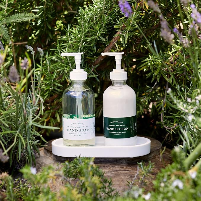 McEvoy Ranch Herb Garden Dish Soap 16 FL OZ (2-pack) by ODE Olive Oil Beauty