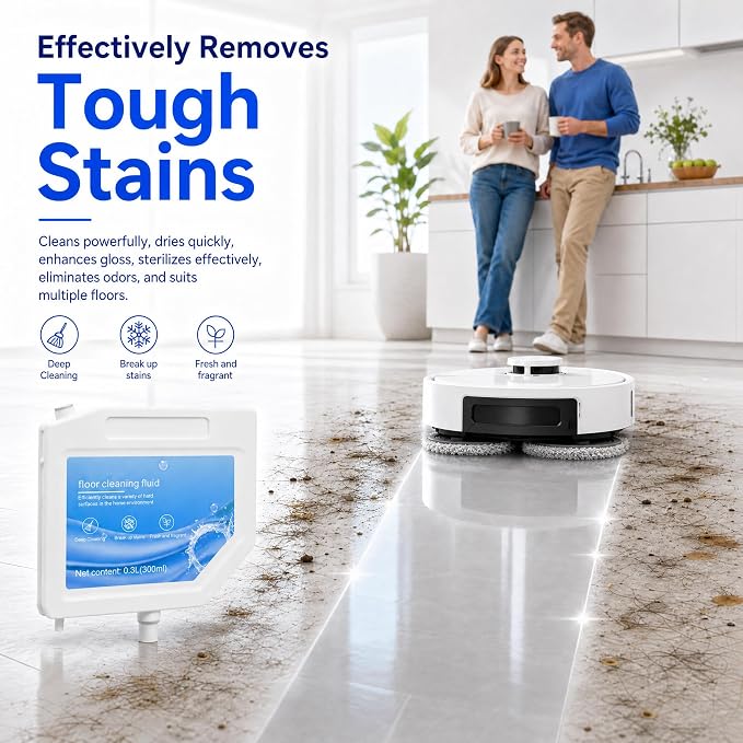 3 pcs Robot Vacuum Cleaning Solution for Dreame L10s Ultra | 31.74 Fl Oz Floor Cleaning Solution for Multi-Surface, Compatible with Dreame L10s Ultra Robot Vacuum Cleaner Detergent