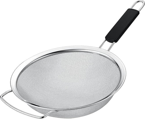 9" Large Extra Fine Mesh Strainer by KAFOOR