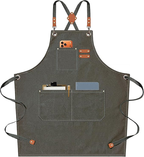 AFUN Chef Aprons for Men Women by BringYouaFun