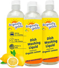 Originally Yellow USA Made Lemon Dish Soap | Hypoallergenic Dish Wash | Bulk 3 Pack