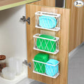 YIGII 3 Pack Adhesive Cabinet Door Organizer by YIGII