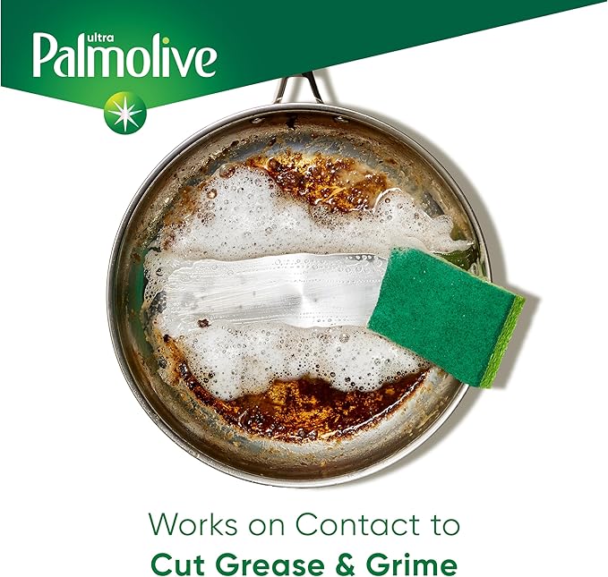 Palmolive Ultra Oxy Boost Liquid Dish Soap, 9.7 fl oz | Cuts Grease, Dishwashing Detergent, Paraben-Free, Leaves Dishes Sparkling Clean, Tough on Grease, Soft on Hands
