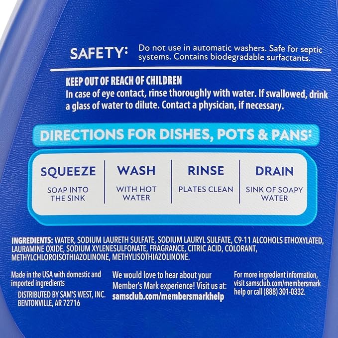 Member's Mark Liquid Dishwashing Soap (100 Ounce)