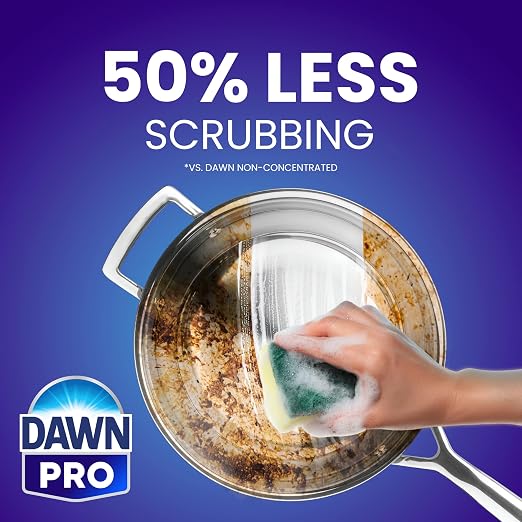 Dawn PRO Heavy Duty Manual Pot & Pan Detergent, Dish Soap (1 gal, 2 pack)