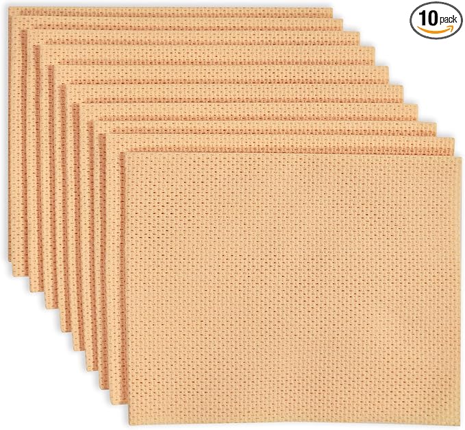 Pre-Soaped Wipes with Dish Soap, 10" x 13" Disposable Cloth