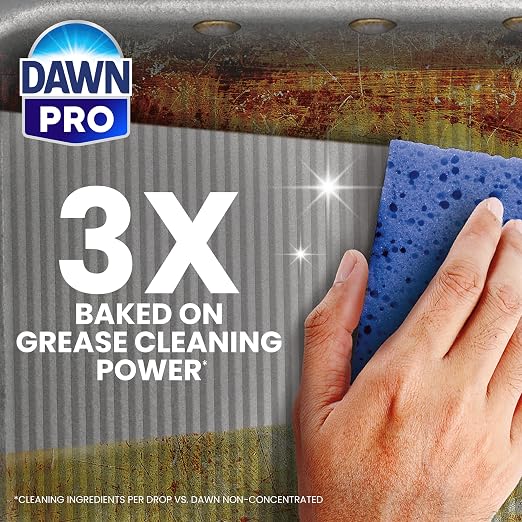 Dawn PRO Heavy Duty Manual Pot & Pan Detergent, Dish Soap (1 gal, 4 pack)