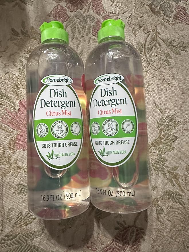 Dish Detergent, Critus Mist with Aloe Vera (2 Pack)