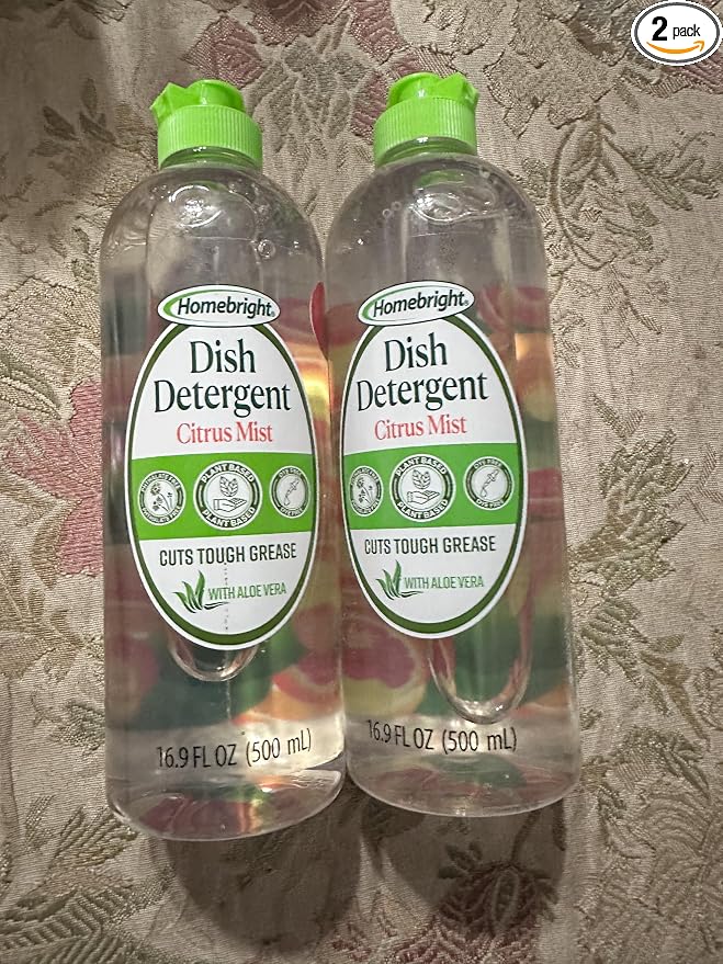 Dish Detergent, Critus Mist with Aloe Vera (2 Pack)