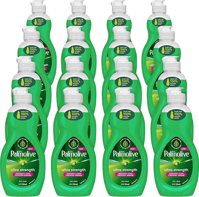 Ultra Palmolive Dishwashing Liquid, Fresh Scent, 8 Oz Bottle, 16/carton