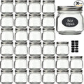 Mason Jars 8 oz 30 Pack- Small Mason Jars by Rainforce
