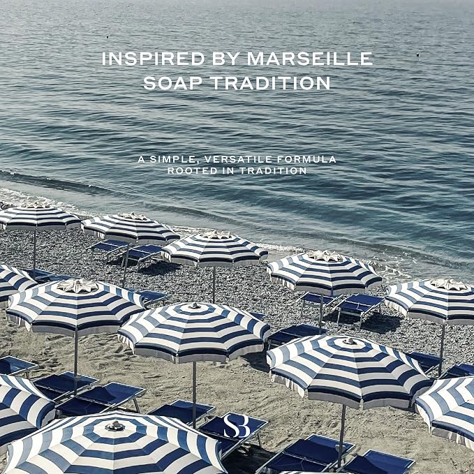 Authentic Marseille Liquid Dish Soap, 500 ml – 99% Natural Plant-Based Formula, Powerful Grease Cutting, Gentle on Hands, Eco-Friendly French Soap, Natural Scent